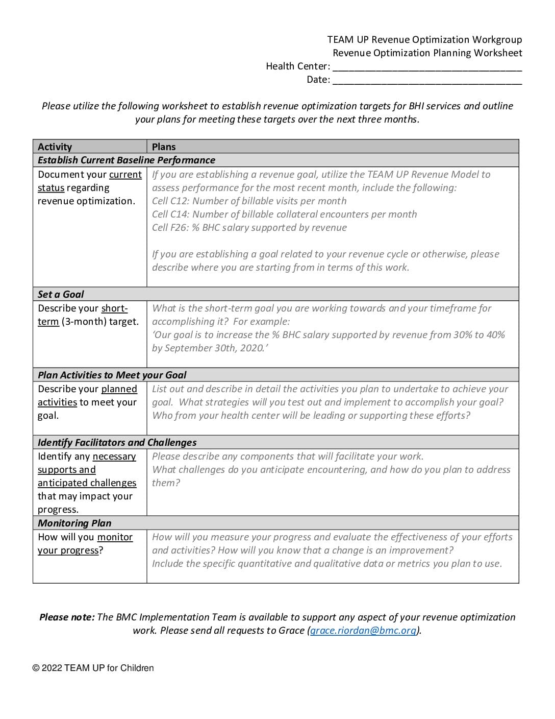 Revenue Optimization Implementation Guide